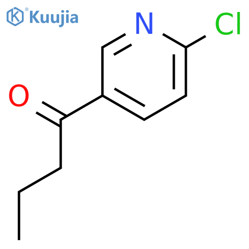 1-(6-Chloropyridin-3-yl)butan-1-one structure