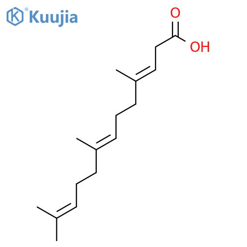 3,7,11-Tridecatrienoicacid, 4,8,12-trimethyl- structure