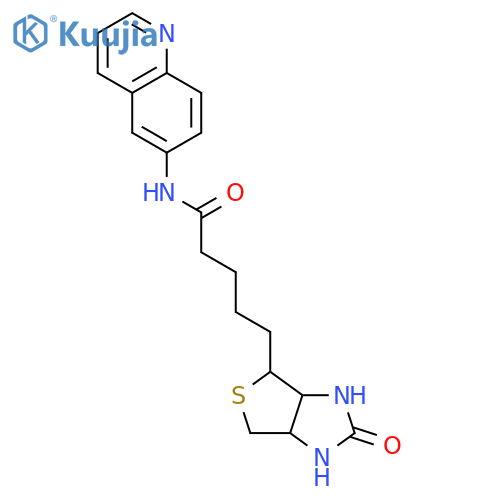 Biotinyl-6-aminoquinoline structure