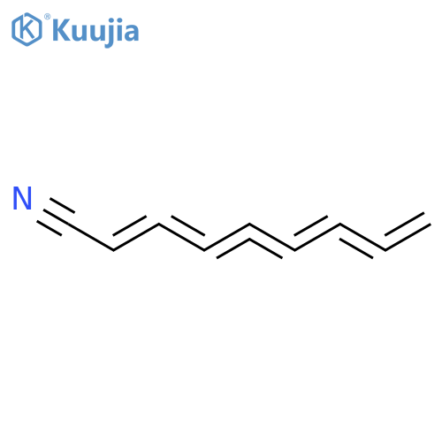 2,3,4,5,6,7,8-Nonaheptaenenitrile structure