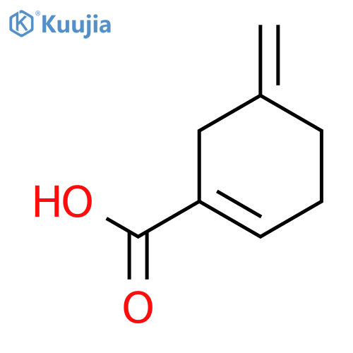 1-Cyclohexene-1-carboxylic acid, 5-methylene- structure