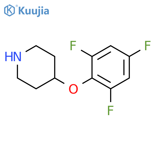 4-(2,4,6-trifluorophenoxy)piperidine structure