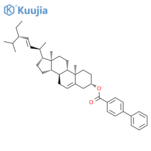 Stigmasta-5,22-dien-3-ol, [1,1'-biphenyl]-4-carboxylate, (3b,22E)- structure