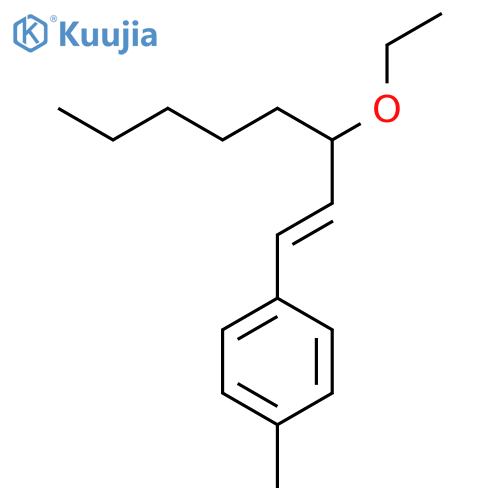Benzene, 1-(3-ethoxy-1-octen-1-yl)-4-methyl- structure