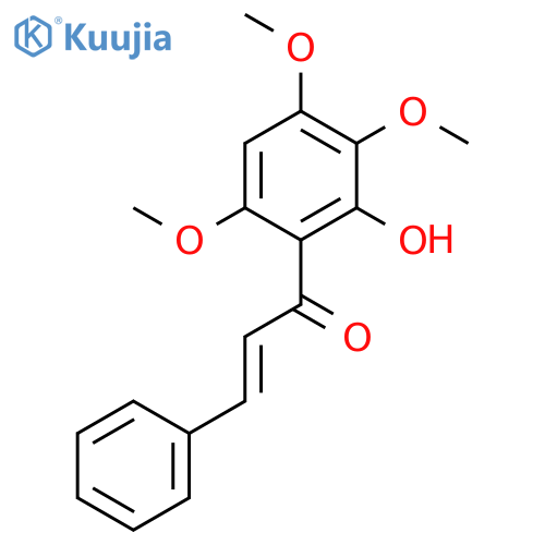2'-hydroxy-3',4',6'-trimethoxy-chalcone structure