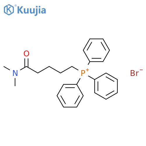 Phosphonium, [5-(dimethylamino)-5-oxopentyl]triphenyl-, bromide structure