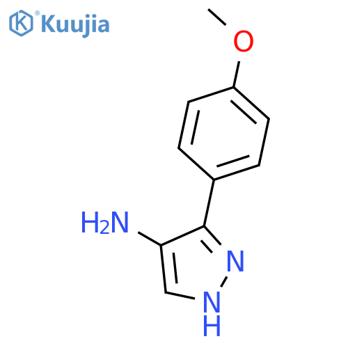 5-(4-methoxyphenyl)-1H-pyrazol-4-amine structure