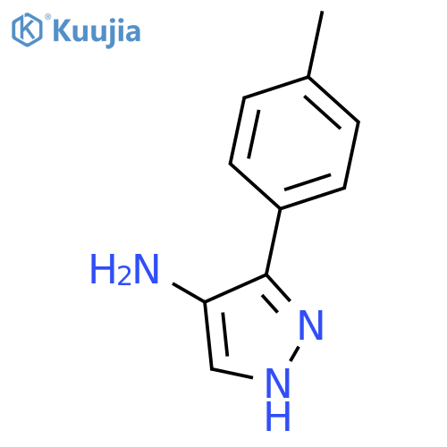 5-(4-methylphenyl)-1H-pyrazol-4-amine structure