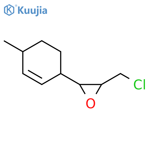 Oxirane, 2-(chloromethyl)-3-(4-methyl-2-cyclohexen-1-yl)- structure