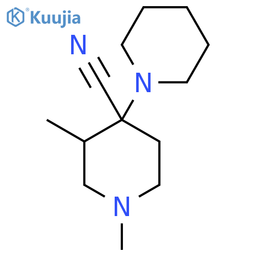 [1,4'-Bipiperidine]-4'-carbonitrile, 1',3'-dimethyl- structure