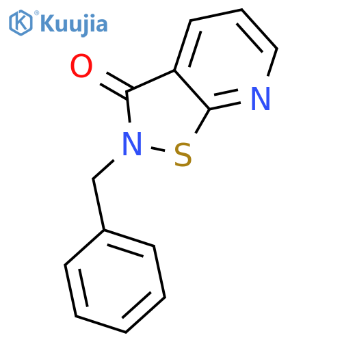 Isothiazolo[5,4-b]pyridin-3(2H)-one, 2-(phenylmethyl)- structure
