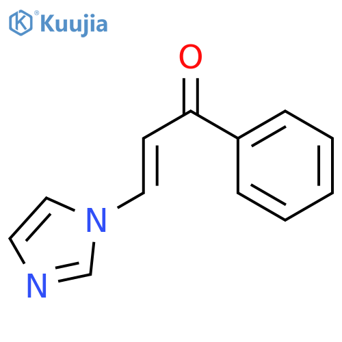 3-(1H-imidazol-1-yl)-1-phenyl-2-Propen-1-one structure