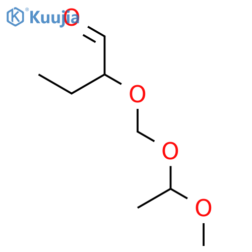 Butanal, 2-[(1-methoxyethoxy)methoxy]- structure