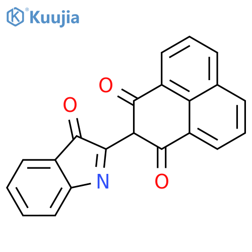 1H-Phenalene-1,3(2H)-dione, 2-(3-oxo-3H-indol-2-yl)- structure