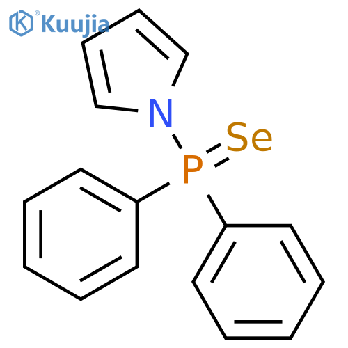 1H-Pyrrole, 1-(diphenylphosphinoselenoyl)- structure