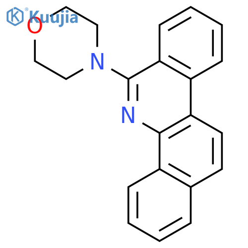 Benzo[c]phenanthridine, 6-(4-morpholinyl)- structure