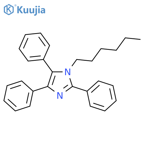 1H-Imidazole, 1-hexyl-2,4,5-triphenyl- structure