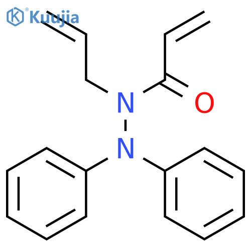 2-Propenoic acid, 2,2-diphenyl-1-(2-propen-1-yl)hydrazide structure