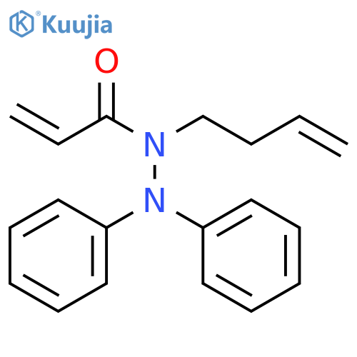 2-Propenoic acid, 1-(3-buten-1-yl)-2,2-diphenylhydrazide structure