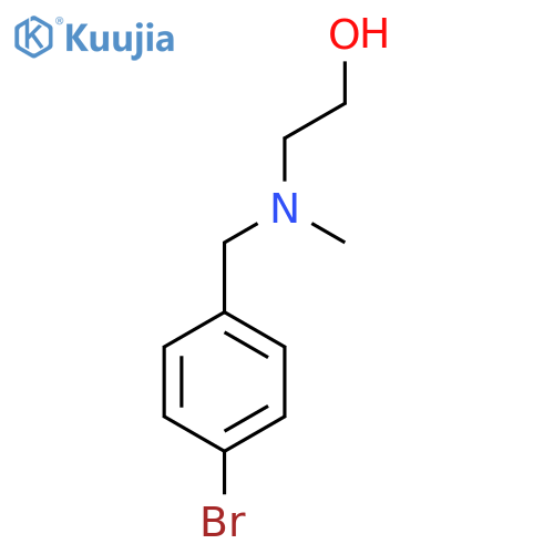2-[(4-Bromo-benzyl)-methyl-amino]-ethanol structure