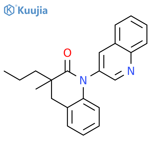 [1(2H),3'-Biquinolin]-2-one, 3,4-dihydro-3-methyl-3-propyl- structure