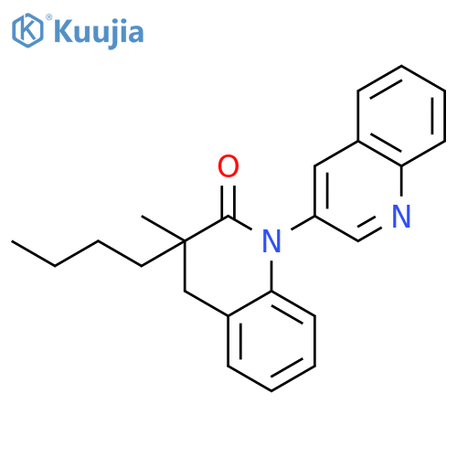 [1(2H),3'-Biquinolin]-2-one, 3-butyl-3,4-dihydro-3-methyl- structure