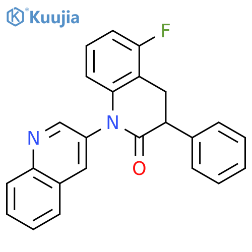 [1(2H),3'-Biquinolin]-2-one, 5-fluoro-3,4-dihydro-3-phenyl- structure