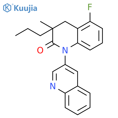 [1(2H),3'-Biquinolin]-2-one, 5-fluoro-3,4-dihydro-3-methyl-3-propyl- structure