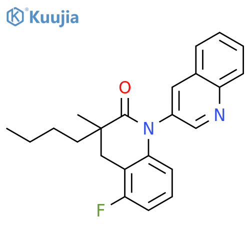 [1(2H),3'-Biquinolin]-2-one, 3-butyl-5-fluoro-3,4-dihydro-3-methyl- structure