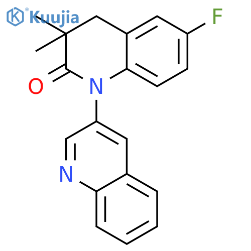 [1(2H),3'-Biquinolin]-2-one, 6-fluoro-3,4-dihydro-3,3-dimethyl- structure