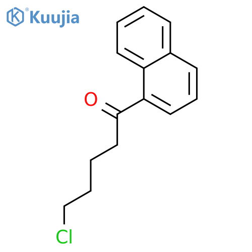 1-Pentanone, 5-chloro-1-(1-naphthalenyl)- structure