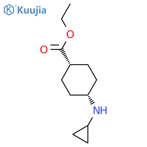Ethyl 4-(cyclopropylamino)cyclohexanecarboxylate structure