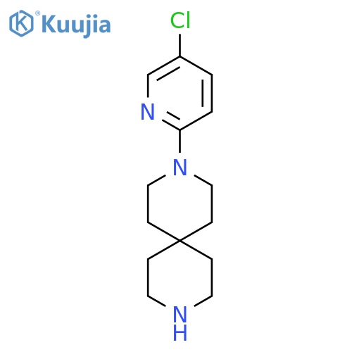 3-(5-Chloropyridin-2-yl)-3,9-diazaspiro[5.5]undecane structure