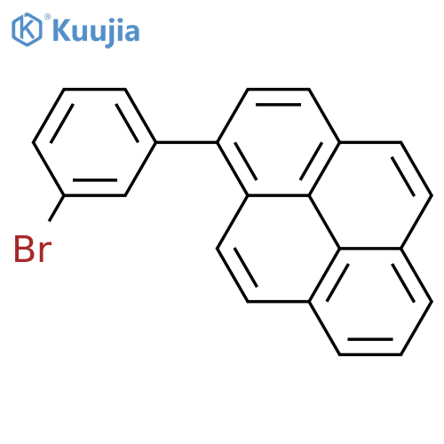 Pyrene, 1-(3-bromophenyl)- structure