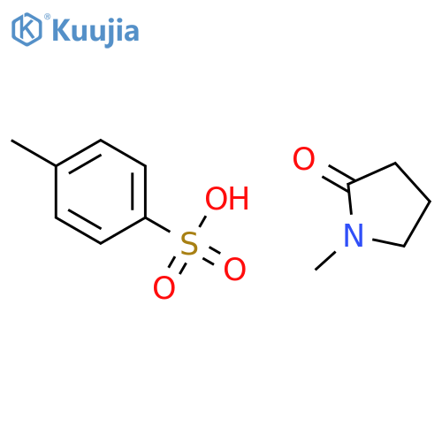 1-Methyl-2-pyrrolidinone 4-Methylbenzenesulfonate Salt structure