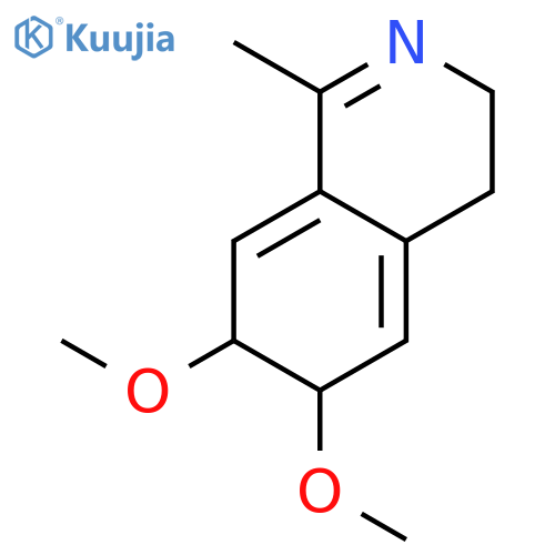 Isoquinoline, 3,4,6,7-tetrahydro-6,7-dimethoxy-1-methyl- structure