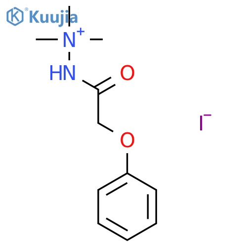 Hydrazinium, 1,1,1-trimethyl-2-(2-phenoxyacetyl)-, iodide (1:1) structure