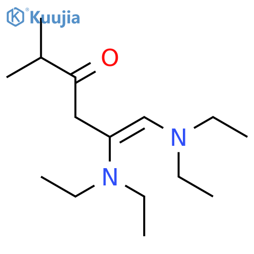 5-Hexen-3-one, 5,6-bis(diethylamino)-2-methyl- structure