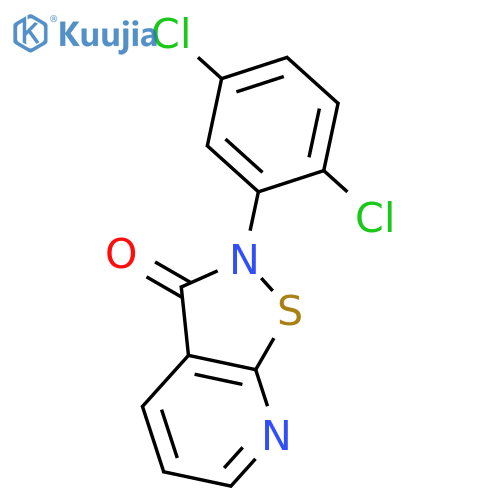 Isothiazolo[5,4-b]pyridin-3(2H)-one, 2-(2,5-dichlorophenyl)- structure