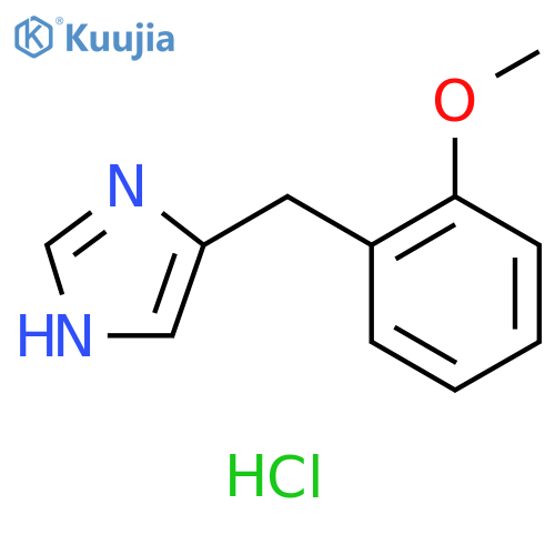 4-(2-methoxyphenyl)methyl-1H-imidazole hydrochloride structure