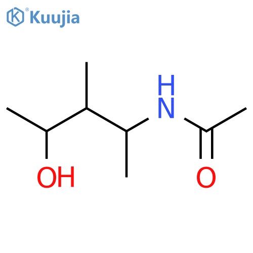 Acetamide, N-(3-hydroxy-1,2-dimethylbutyl)- structure