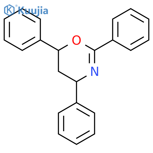 4H-1,3-Oxazine, 5,6-dihydro-2,4,6-triphenyl- structure
