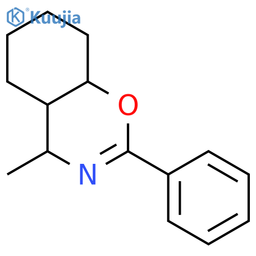 4H-1,3-Benzoxazine, 4a,5,6,7,8,8a-hexahydro-4-methyl-2-phenyl- structure