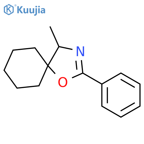 1-Oxa-3-azaspiro[4.5]dec-2-ene, 4-methyl-2-phenyl- structure