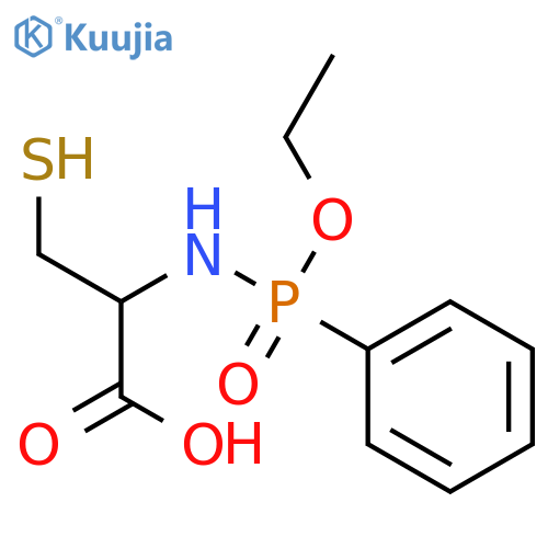 L-Cysteine, N-(ethoxyphenylphosphinyl)- structure