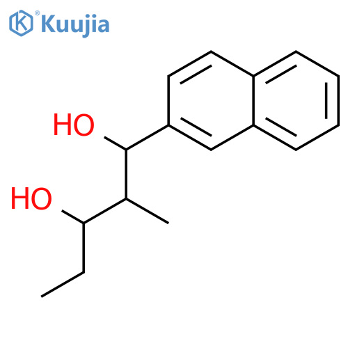 1,3-Pentanediol, 2-methyl-1-(2-naphthalenyl)-, (1S,2S,3R)- structure