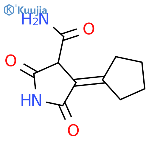 4-Cyclopentylidene-2,5-dioxopyrrolidine-3-carboxamide structure