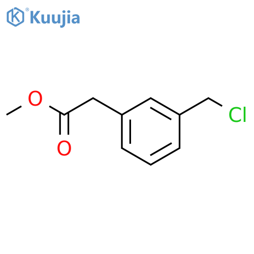 3-(Chloromethyl)-benzeneacetic acid methyl ester structure