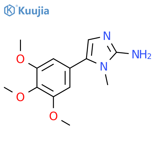 1H-Imidazol-2-amine, 1-methyl-5-(3,4,5-trimethoxyphenyl)- structure