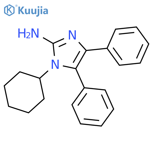 1H-Imidazol-2-amine, 1-cyclohexyl-4,5-diphenyl- structure